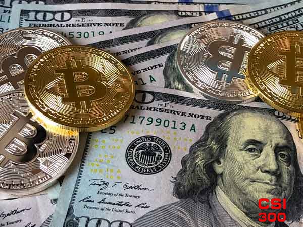 随着ETF批准后的修正加深 比特币跌回4万美元