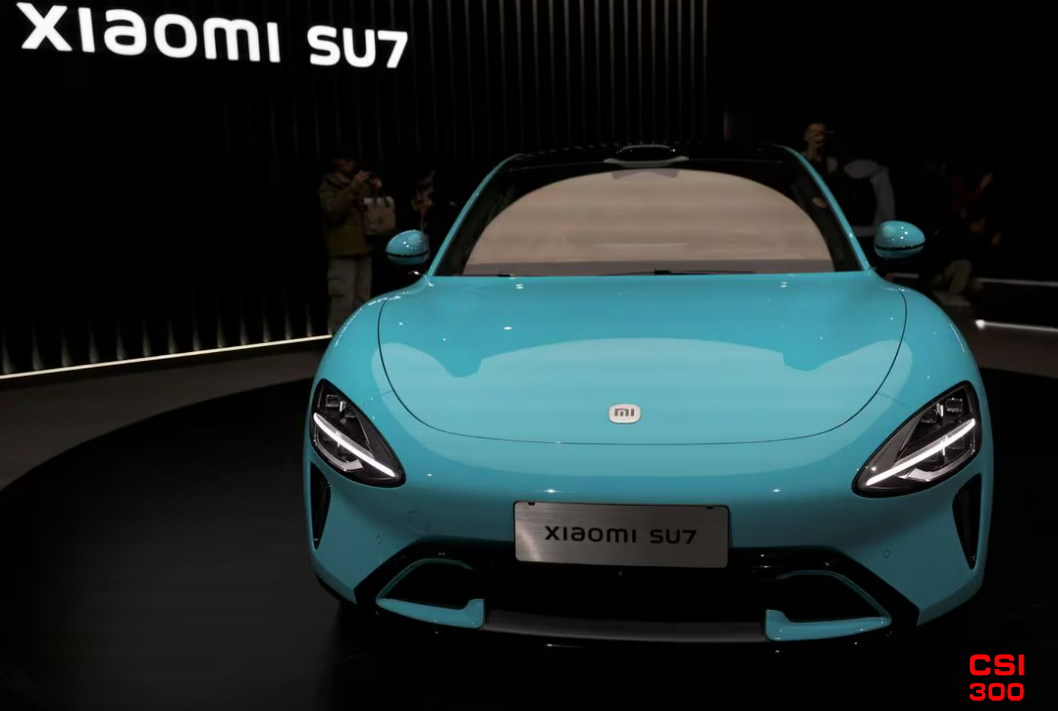 随着价格战升温 小米发布了比特斯拉Model 3便宜3万元的电动汽车SU7