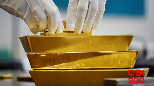 创纪录的金价抑制了需求 中国黄金进口放缓