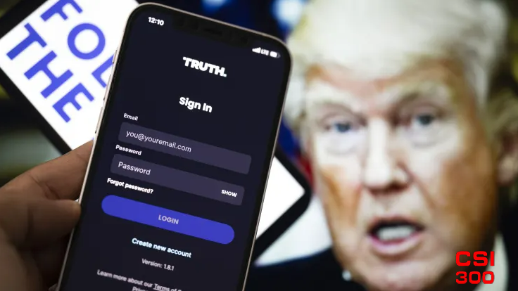 在特朗普媒体股价飙升后 Truth Social的最新估值超过了埃隆·马斯克的X