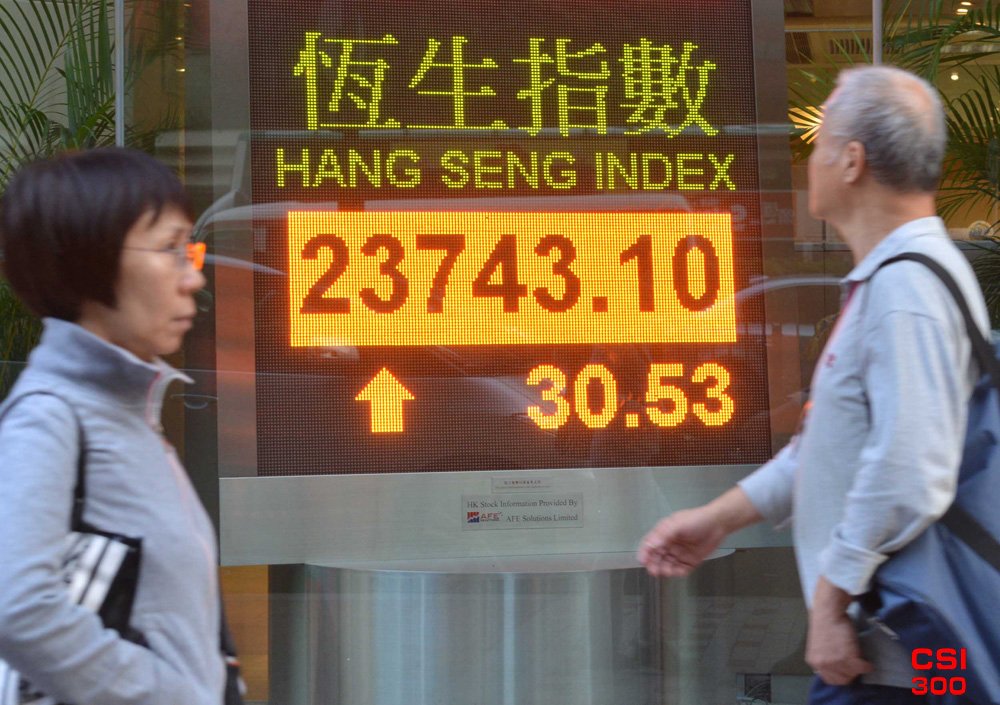 人工智能热潮推动中国股市接近三年高点